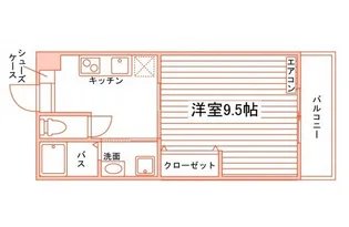 アーバンテラス春日町【2階】の間取り