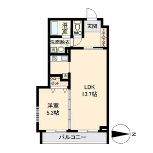 宮城県仙台市泉区市名坂字石止【マンション】の間取り