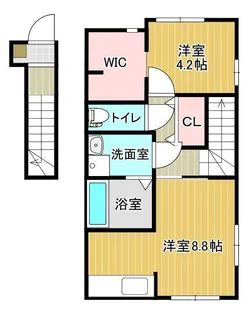 山形県山形市松波4【アパート】の間取り