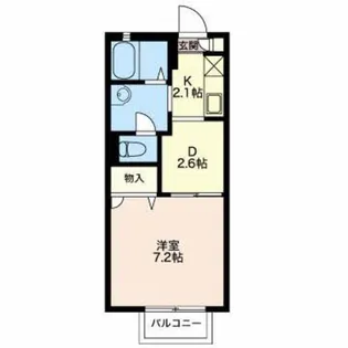 新潟県新潟市西区寺尾西5【アパート】の間取り