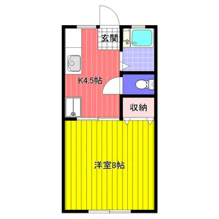 サンライフ北仙台【1階】の間取り