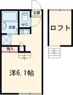 兵庫県高砂市荒井町小松原2【アパート】の間取り