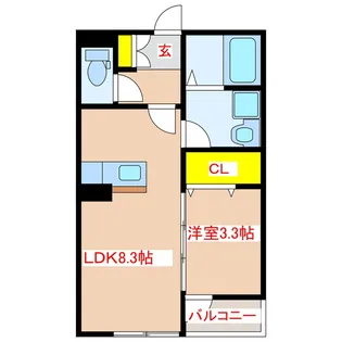 adatto【1階】の間取り