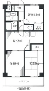 ふじみつるビル【2階】の間取り
