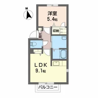 山形県山形市桜田東4【アパート】の間取り