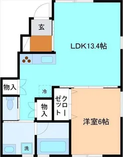 Rey20 B棟【1階】の間取り