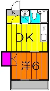 松本マンション【1階】の間取り