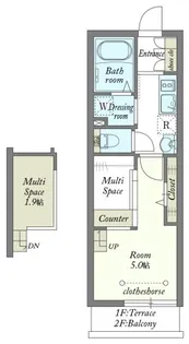 アネックス【1階】の間取り