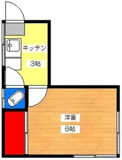 乾荘【2階】の間取り