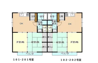 コーポ大野【2階】の間取り