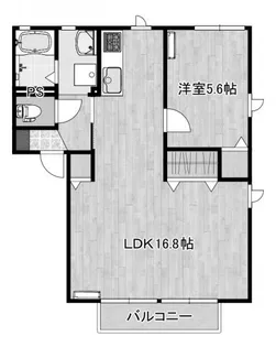 プレステージB【1階】の間取り