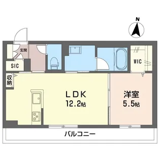 サンクチュアリ櫛引【1階】の間取り
