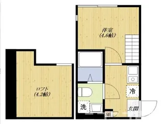 ハーモニーテラス東伊興II【2階】の間取り