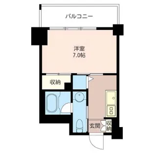 マストライフ南品川【3階】の間取り