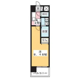 マリオン千代田【2階】の間取り