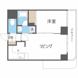 トミイビルNo.40【6階】の間取り