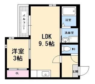 Grandticプラセジュール(グランテックプラセジュール)【1階】の間取り