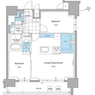 ルフォンプログレ本郷三丁目【10階】の間取り