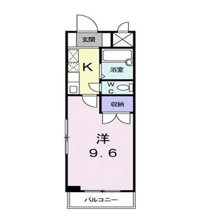 タウンルームキシ【3階】の間取り