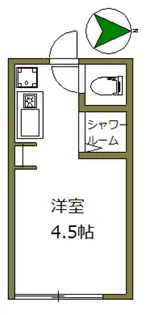 東京都中野区大和町4【アパート】の間取り