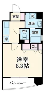 Sumika六角高倉【6階】の間取り