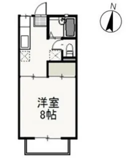 サンコーポ東古松【2階】の間取り