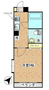 山本ビル【3階】の間取り