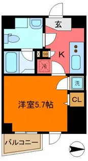 ライブコート草加【9階】の間取り