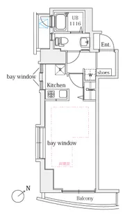東京都江東区平野1【マンション】の間取り