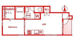 クオート・ヴィアーレ【1階】の間取り