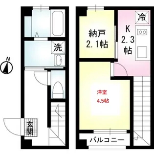 LUMIERE南品川A【1階】の間取り