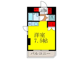 ライオンズマンション南方【4階】の間取り