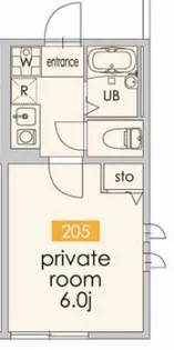 VILLE中落合【2階】の間取り