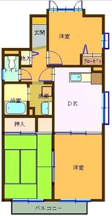ファミール北内【1階】の間取り