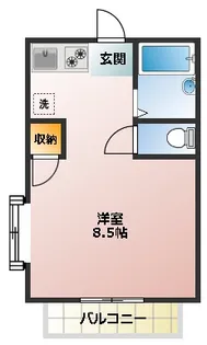 ハイツ小峰【2階】の間取り