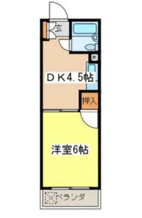 第2イクナガビル【4階】の間取り