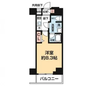 ARCOBALENO KANAMACHIII【6階】の間取り