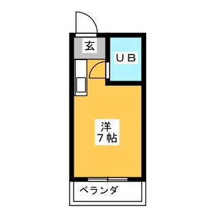 レディースハウス東和【1階】の間取り