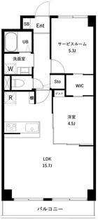 PARK MODERN 西葛西【3階】の間取り