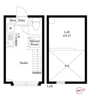 ハーモニーテラス高井戸西【1階】の間取り