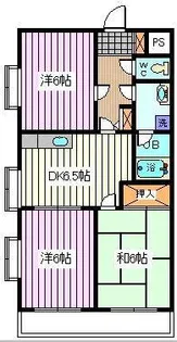 クレストハウス【3階】の間取り