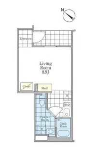 ミリアージュ下北沢の間取り