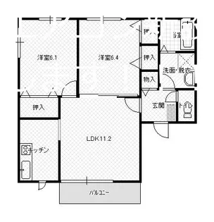 Rosage【1階】の間取り