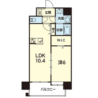 ESTASIA熊本駅前【5階】の間取り