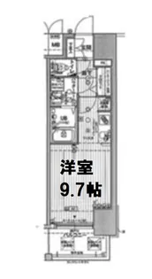 エスリード難波ステーションプラザ【5階】の間取り