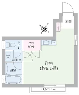金矢ハイツ【2階】の間取り