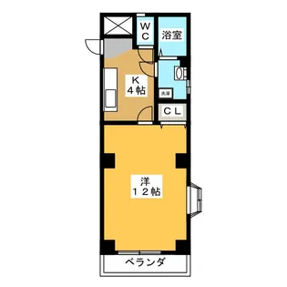 シャンポール南【3階】の間取り