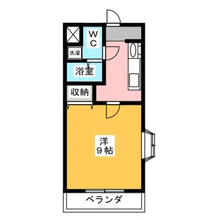 ハイムあすなろ【1階】の間取り