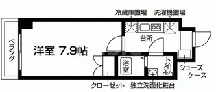 ラウレール名駅南【8階】の間取り