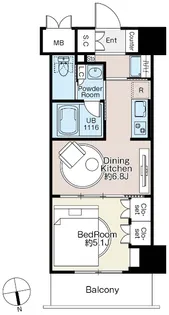 プレジリア日本橋馬喰町【10階】の間取り